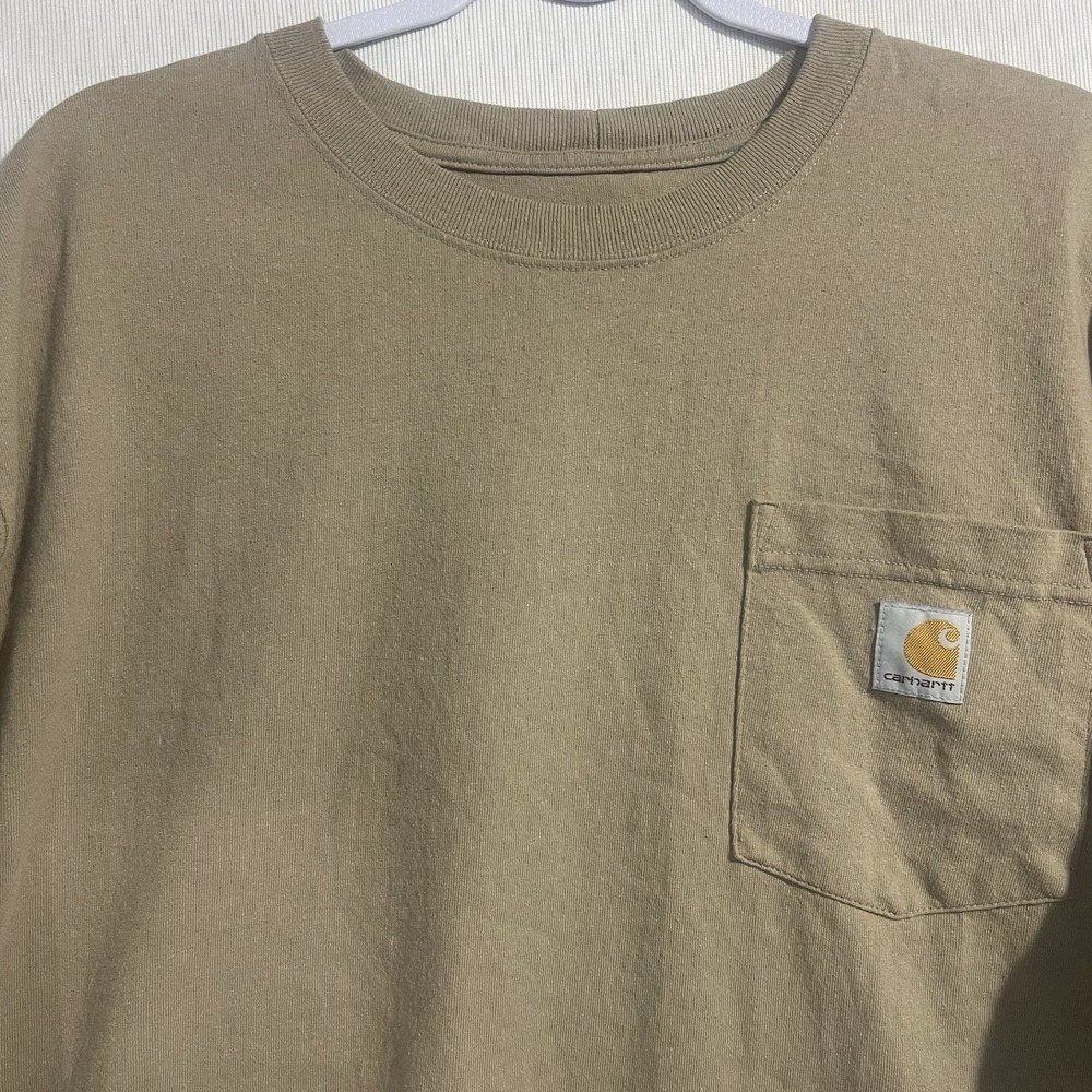 Carhartt - Loose Fit Heavyweight Pocket Tee Workwear K87-M Brown Mens Size XL